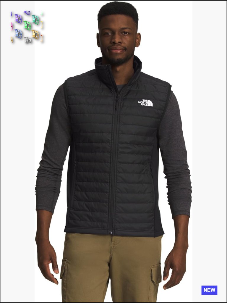 Mens Hybrid Vest Slim Fit Water Resistant Insulated Puffer Style Outdoor